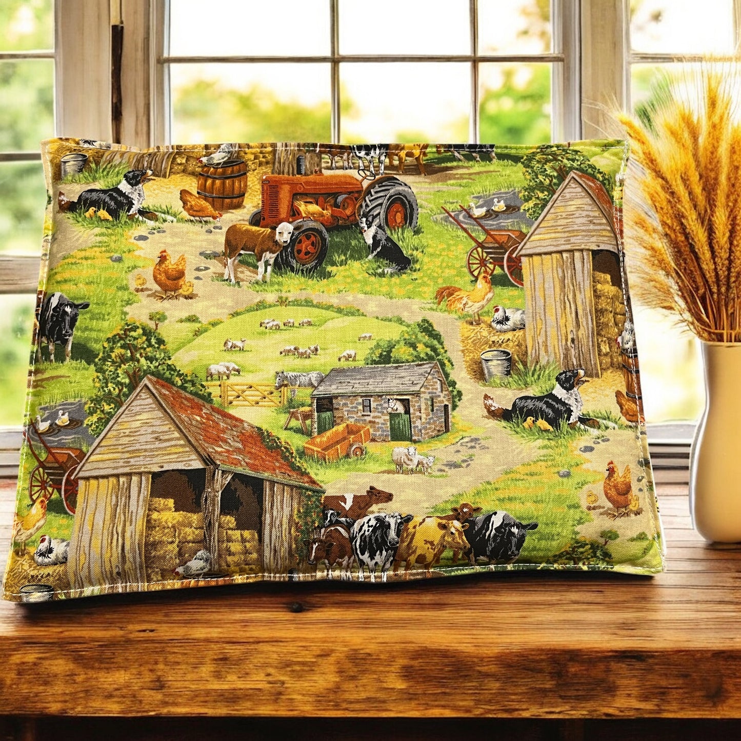 Farm Scene Wheat Bag