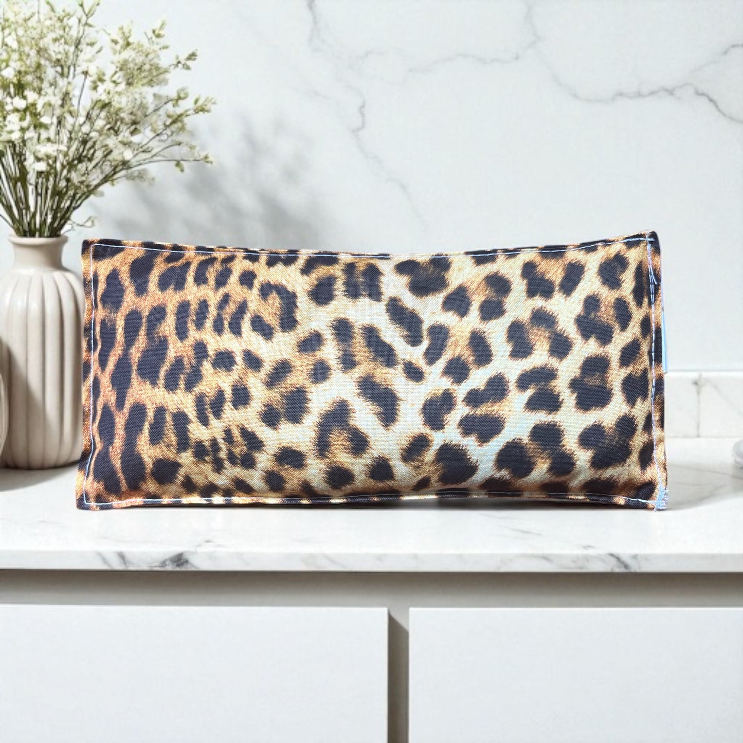 Mini Leopard Print Wheat Bag