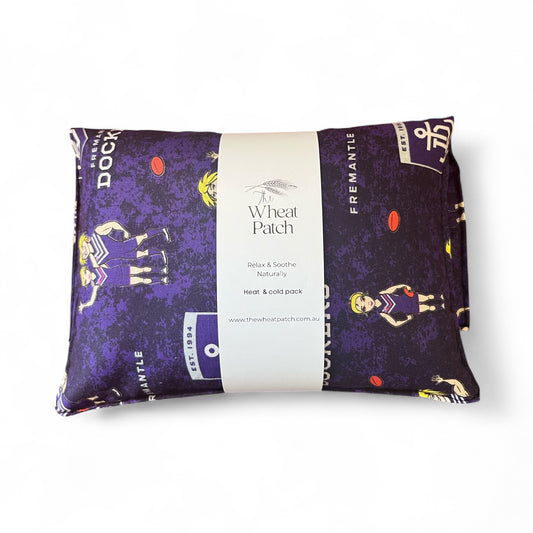 Purple Footy Wheat Bag