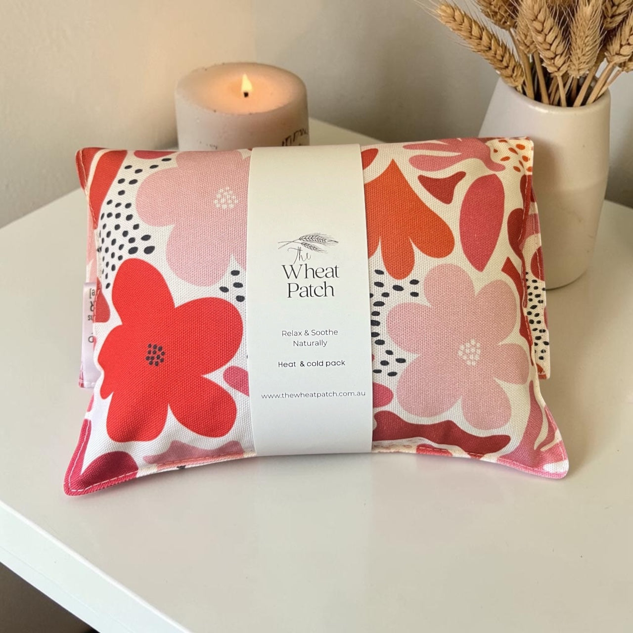 Pink & Red Daisy Wheat Bag