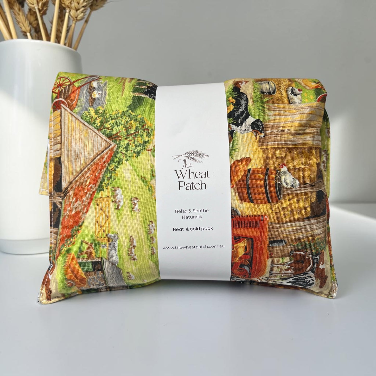 Farm Scene Wheat Bag